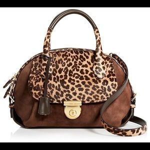 Salvatore Ferragamo Fiamma Leopard Handbag